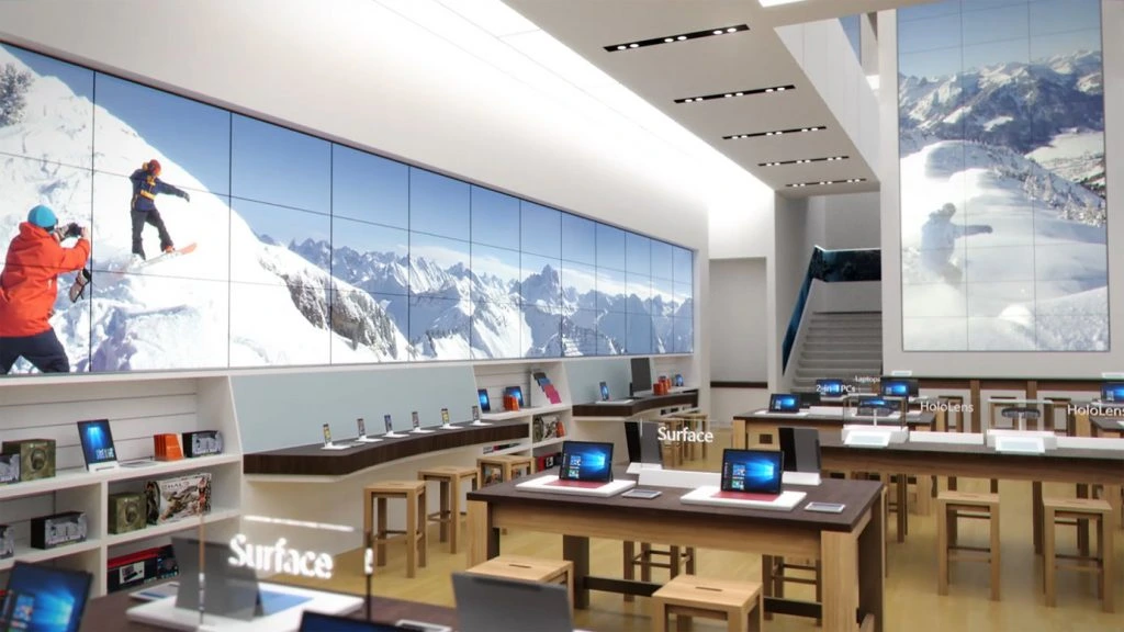 MICROSOFT RETAIL – WINTER VIDEO WALL SERIES